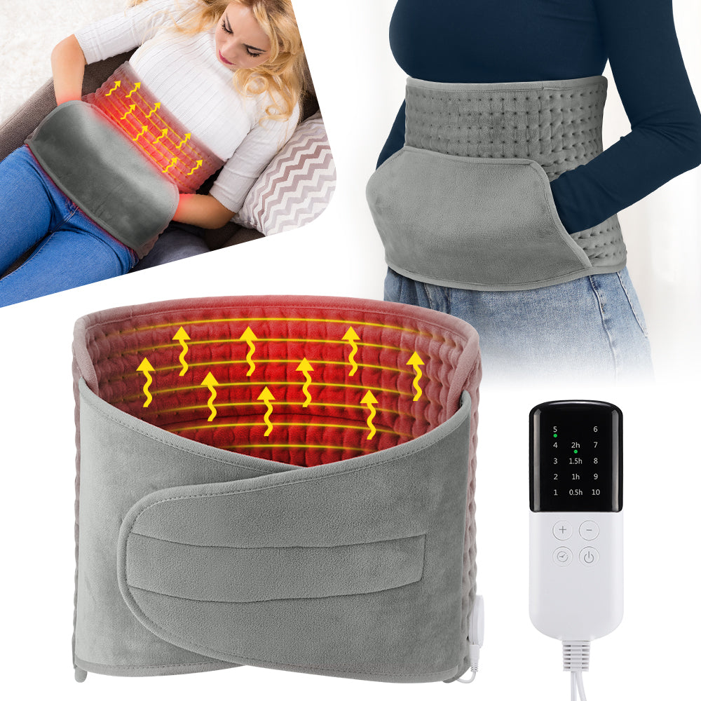 Heated belt for period pain