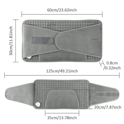 Heated belt for period pain