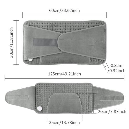 Heated belt for period pain